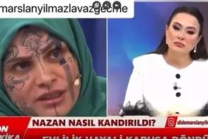 زن محجبه با تتوهای صورت در تلویزیون خبرساز شد