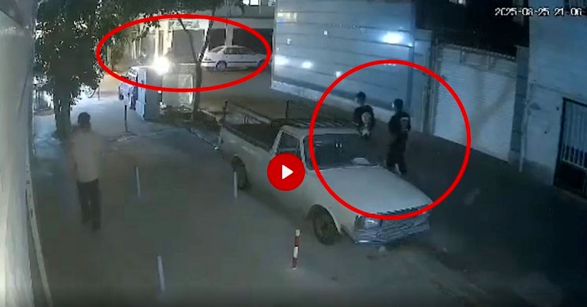 لحظه حمله اراذل و اوباش به 3 نوجوان در شهرری