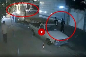 لحظه حمله اراذل و اوباش به 3 نوجوان در شهرری 