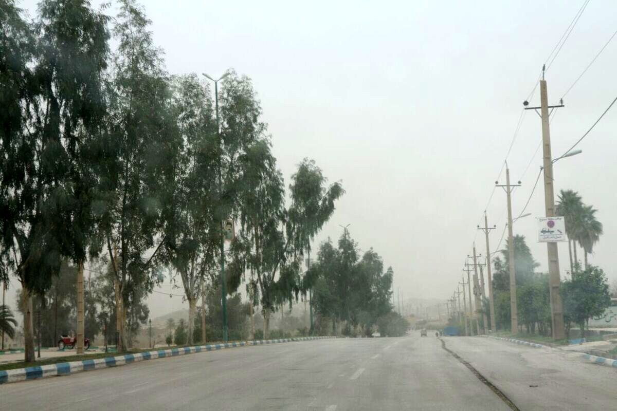 زمان وزش باد شدید و خیزش گرد و خاک در تهران