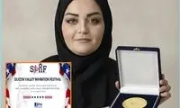 محقق زن ایرانی مدال طلای نخبگان دنیا را به گردن آویخت