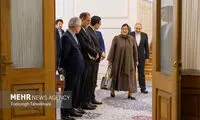  پوشش یک زن دیپلمات در دیدار با امیرعبداللهیان