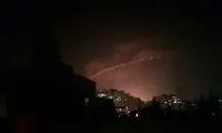 حمله هوایی اسرائیل به غرب حماه سوریه