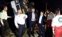 تصادف وحشتناک یک اتوبوس در مشگین شهر 