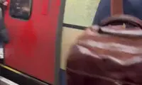 ویدئوی وحشت مسافران مترو برای فرار از دود