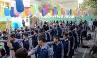 ابتکار جالب یک مدرسه در جشن آخر سال دانش‌آموزان