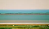 تصویری زیبا از طبیعت بکر جزیره میانکاله