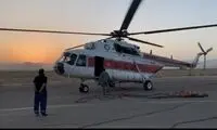اعزام بیمار دچار اختلال قلبی با بالگرد به بوشهر
