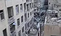 تصاویر تازه از حجم تخریب بمباران در رسالت تهران