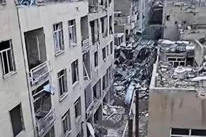 تصاویر تازه از حجم تخریب بمباران در رسالت تهران