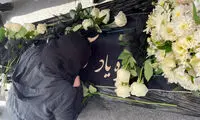 اولین تصاویر از مراسم خاکسپاری آتیلا پسیانی