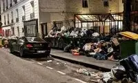 تصویری از اعتصاب در پاریس که شهر را بهم ریخت