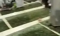 تصاویری از هجوم جیرجیرک‌های سیاه به مکه
