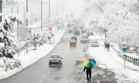 تهران در این روزها برفی و بارانی می‌شود