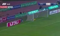 گل اول استقلال به سپاهان توسط ارسلان مطهری