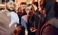 تصاویری از احمدی‌نژاد در مراسم شام غریبان 