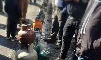 صف طولانی برای پُر کردن گاز پیک‌نیک در مشهد