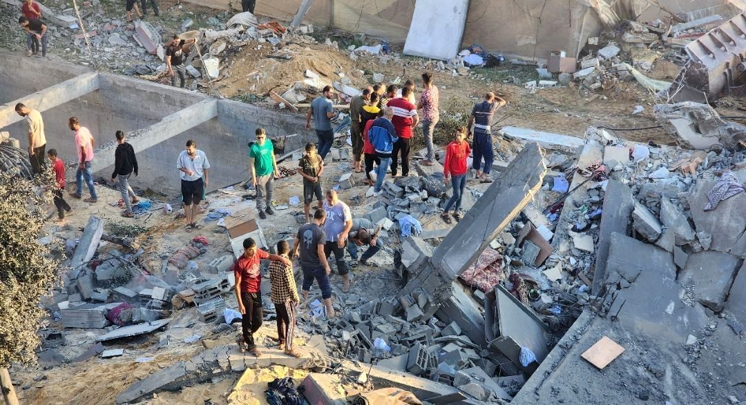 تصاویری تلخ از آوارهای به جا مانده در غزه