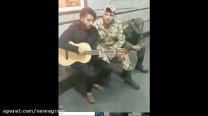 ویدئو متاثرکننده از آوازخوانی یک سرباز با گریه
