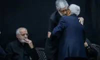 تصاویری از حدادعادل در مراسم یادبود دخترش