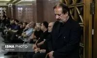 سعید روستایی در مراسم ختم مادر کارگردان معروف 