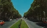 عکسی تاریخی از چهارراه ولی‌عصر، پارک دانشجو