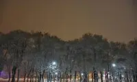 در این گرمای هوا در همدان برف بارید!