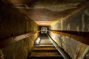 تصاویری از داخل اهرام ثلاثه مصر منتشر شده