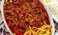 طرز تهیه خورش لوبیا سبز با مرغ؛ شیک و مجلسی