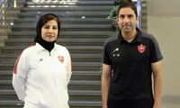 دیدار وحید هاشمیان با زنان پرسپولیس