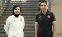 دیدار وحید هاشمیان با زنان پرسپولیس