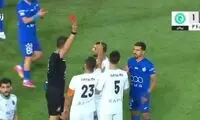 حریف استقلال، خیلی زود ده نفره شد