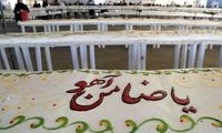 مراحل آماده‌سازی کیک 380 متری تولد امام رضا