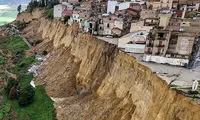 رانش زمین، این شهر را به لبه پرتگاه برد