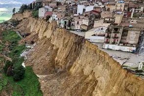 رانش زمین، این شهر را به لبه پرتگاه برد