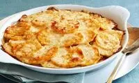 طرز تهیه گراتن سیب زمینی، ساده و خوشمزه