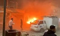  حمله هوایی آمریکا به یک خودرو در مسیر فرودگاه حلب