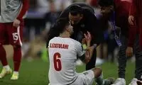 چهره مبهوت و غم‌زده ملی‌پوشان بعد از شکست 