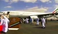 ویدئویی حسرت‌برانگیز از اولین پرواز هواپیمایی امارات
