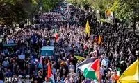 اقدام متفاوت یک شهروند تهرانی در حمایت از لبنان