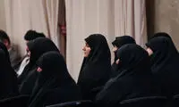 عکسی از جمیله علم الهدی در بیت رهبری