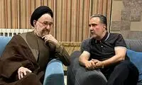 دیدار سید محمدخاتمی با مصطفی تاجزاده
