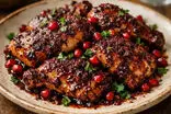 طرز تهیه مرغ سماقی مجلسی با ترکیب زعفران و رب انار