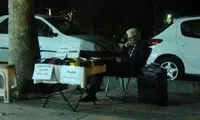 خوشتیپ‌ترین مرد دستفروش ایران با کت‌وشلوار و کراوات!