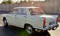 تصویر نوستالژیک از تبلیغ پژو ۴۰۴ در سال ۱۳۴۲