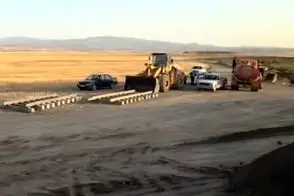 تصاویری از ترمیم خط آهن تهران به مشهد 