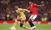 گل اول منچستریونایتد به بارسلونا 