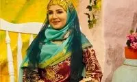 لحظه عجیب پیچ خوردن پای مجری زن حین ضبط برنامه
