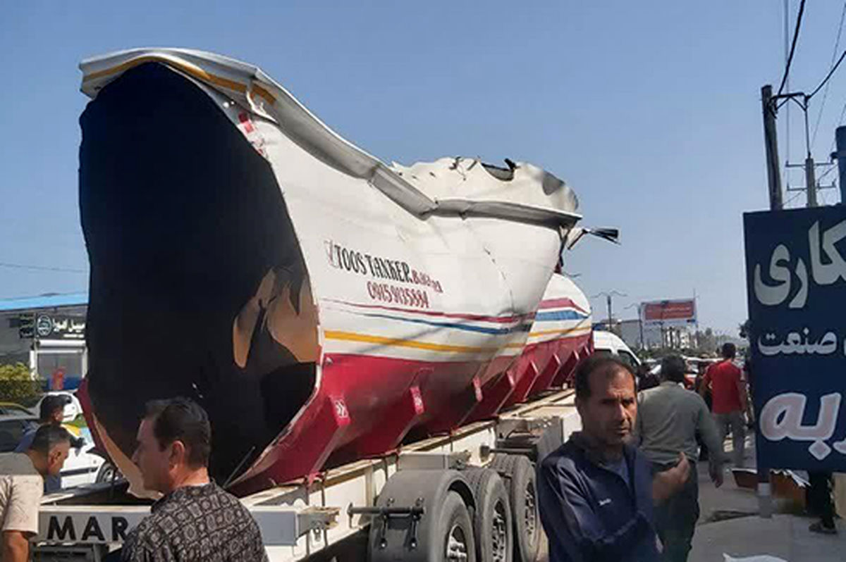 انفجار تانکر سوخت هنگام جوشکاری