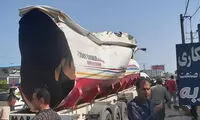 انفجار تانکر سوخت هنگام جوشکاری